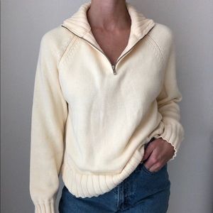 Vintage half zip sweater